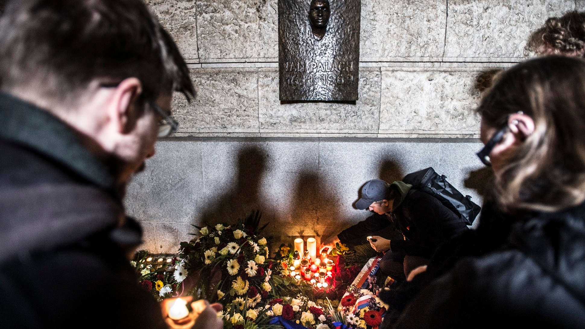 Zástupci UK a dalších institucí společně uctili památku Jana Palacha