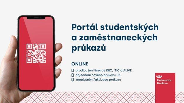 Univerzita Karlova nově spouští online Portál průkazů