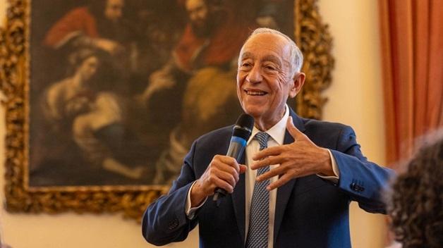 Portugalský prezident Marcelo Rebelo de Sousa na Univerzitě Karlově