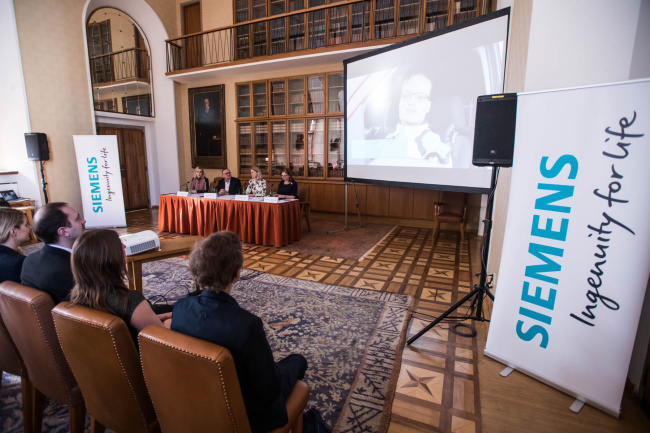 Ve Vlasteneckém sále Karolina byly dnes zveřejněny výsledky 22. ročníku Ceny Wernera von Siemense