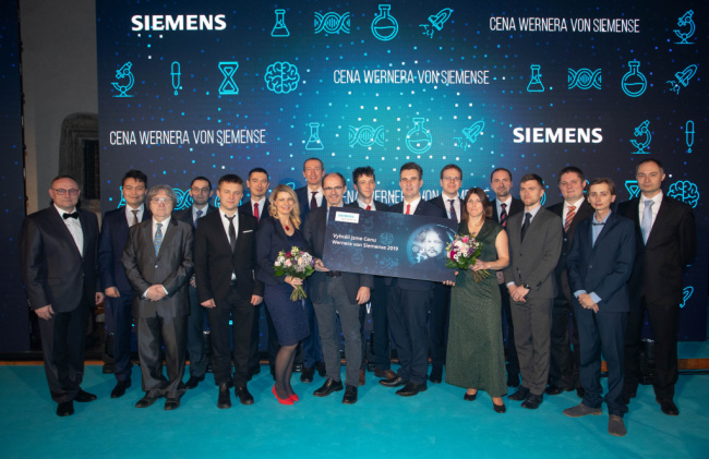 Úspěšní vědci a studenti 22. ročníku Ceny Wernera von Siemense