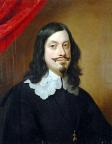 Císař Ferdinand III. na portrétu Jana van den Hoecka (1611–1651)